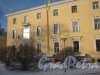 Микрорайон «Форели», пр. Стачек, дом 158. Вид со стороны пруда на фрагмент здания. Фото январь 2014 г.
