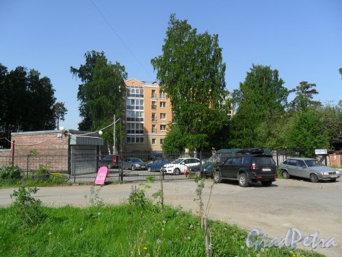 Новоколомяжский проспект, дом 15. Дом бизнес-класса с охраняемой территорией. Фото 1 июня 2013 года.
