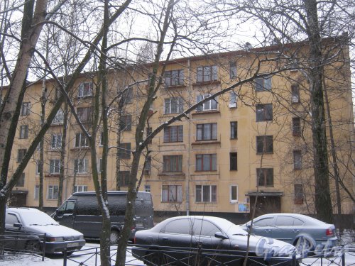 Ленинский пр., дом 127, корпус 3. Общий вид со стороны дома 127, корпус 4. Фото 12 января 2014 г.