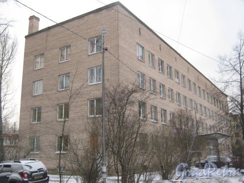 Ленинский пр., дом 123, корпус 2. Общий вид здания со стороны дома 125, литера А. Фото 12 января 2014 г.