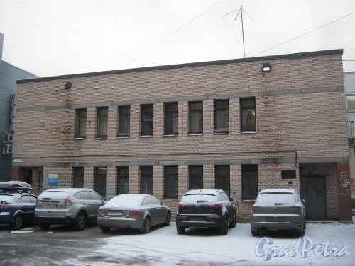 Ленинский пр., дом 123. Общий вид здания со стороны двора. Фото 12 января 2014 г.