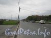Петергофское шоссе. Проезд вдоль Южно-Приморского парка. Вид в сторону ул. Адмирала Трибуца. Фото 19 октября 2012 г.