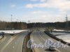 Перспектива Мурманского шоссе от КАД в сторону Ленинградской области. Фото 22 марта 2013 года.