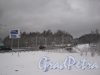 Курортный р-н, пос. Серово, Приморское шоссе. Мост через р. Чёрную (Гладышевку). Фото 7 декабря 2013 г.