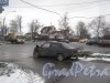 Красное Село (Горелово), Красносельское шоссе на пересечении с Аннинским шоссе. Разбитый автомобиль. Фото 4 января 2014 г.