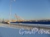 Петергофское шоссе, участок 34-39. Общий вид строительной площадки с улицы Катерников. Фото январь 2014 года.