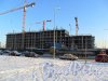 Петергофское шоссе,участок 21. Второй этап строительства. Вид объекта с улицы Адмирала Трибуца. Фото январь 2014 года.