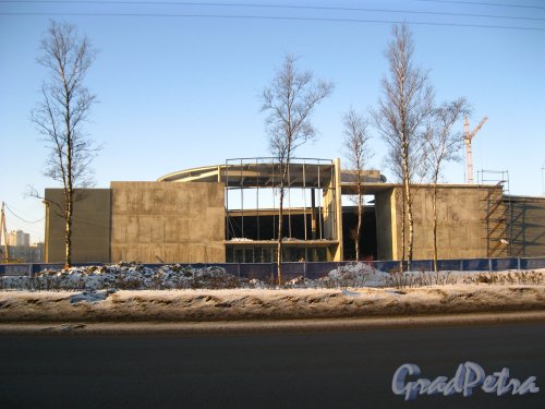 Строительство северо-восточнее дома 5 по Московскому шоссе. Фото 25 Февраля 2013 года.